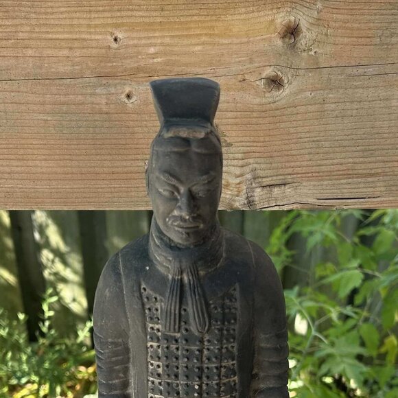 Vintage Terracotta Qin Shi Huang Dynasty Army Warrior Figure - Picture 3 of 6